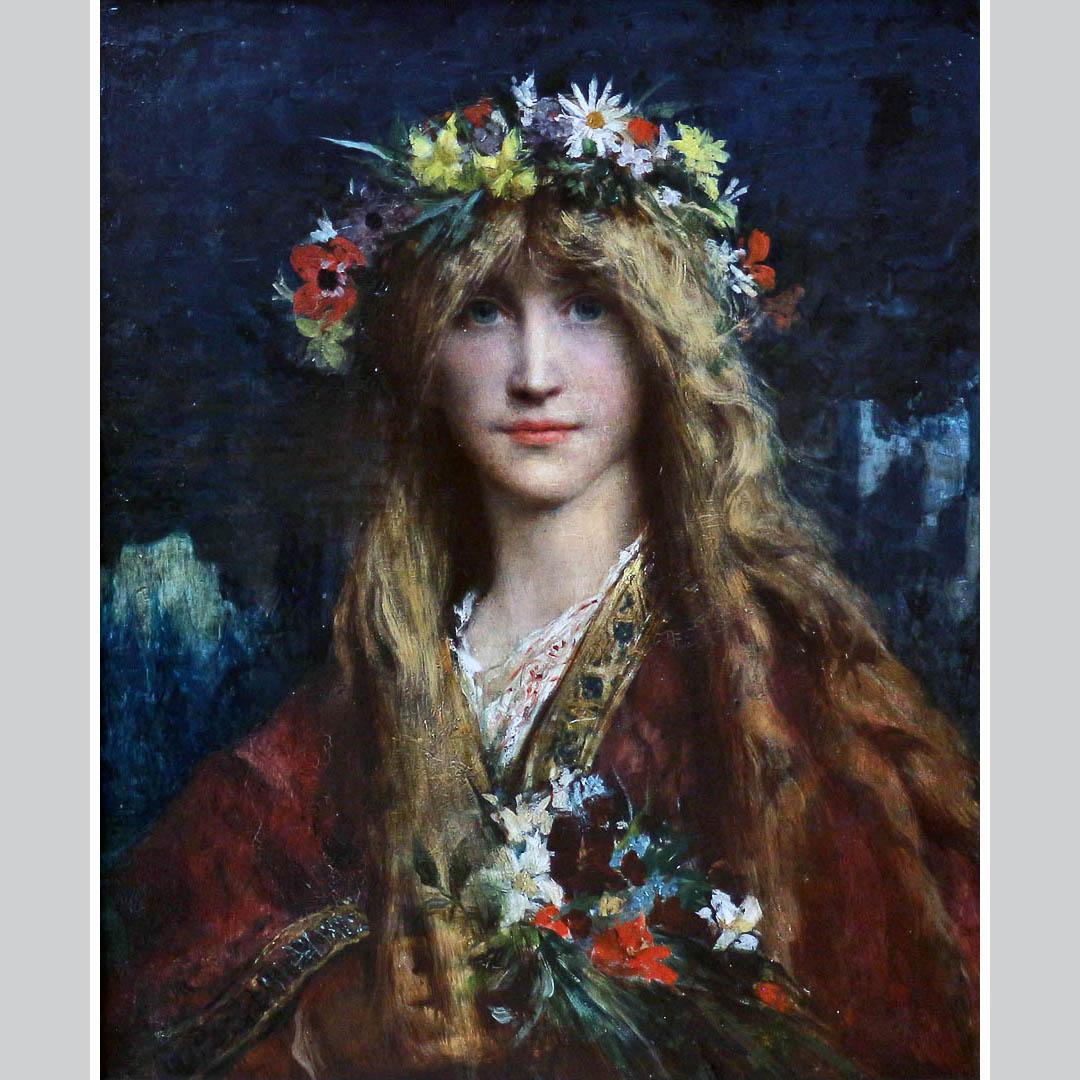 Jules-Elie Delaunay. Ophelia. 1882