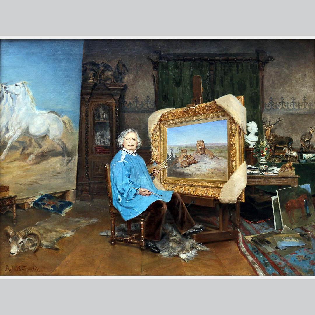 George Fould. Rosa Bonheur in Her Studio. 1893
