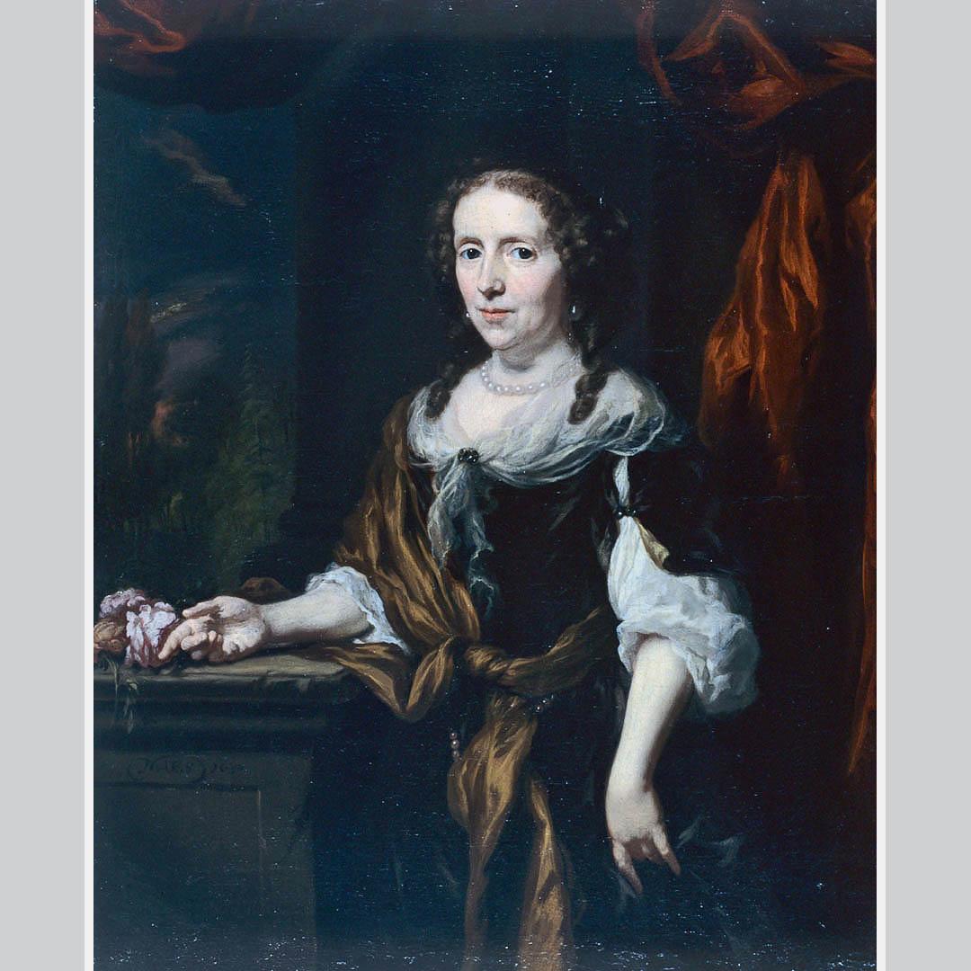 Nicolas Maes. Portrait of a Woman. 1680