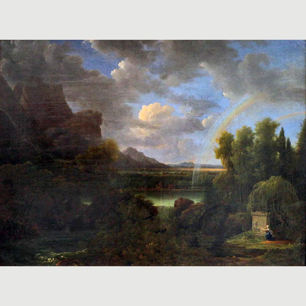 Xavier Jean Joseph Bidauld. Paysage avec riviere. 1820