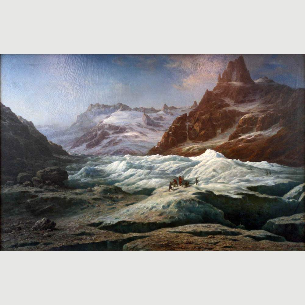 Claude Hugard de la Tour. La Mer de glace. 1862