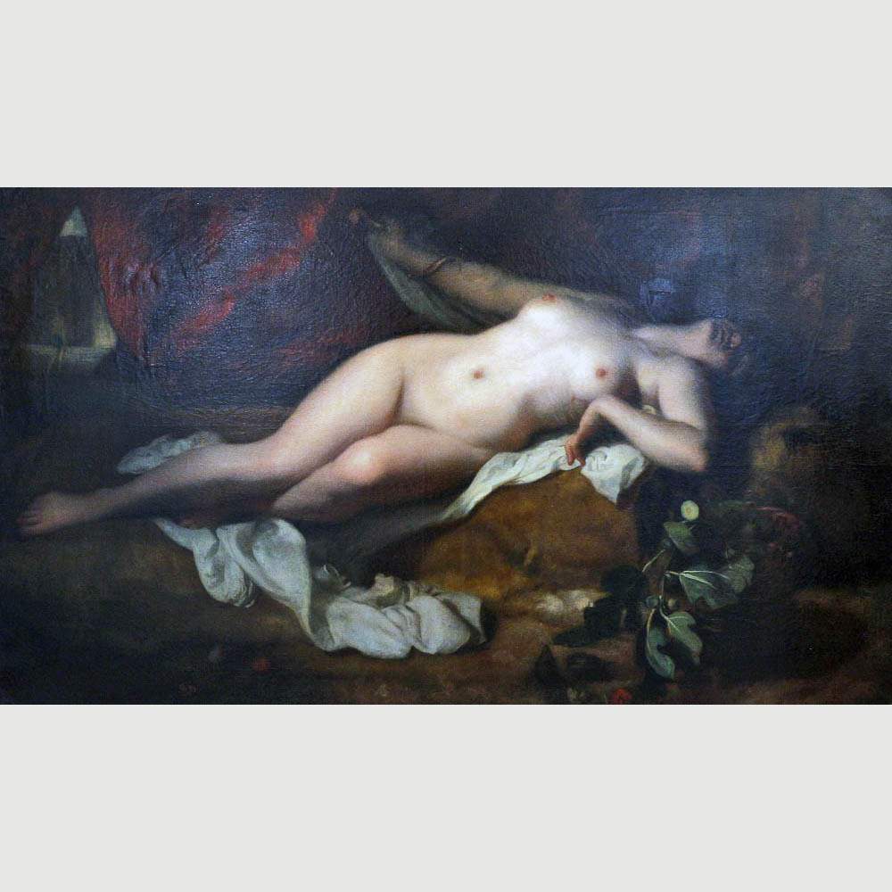 Jean-Francois Gigoux. La Mort de Cleopatre. 1850-51
