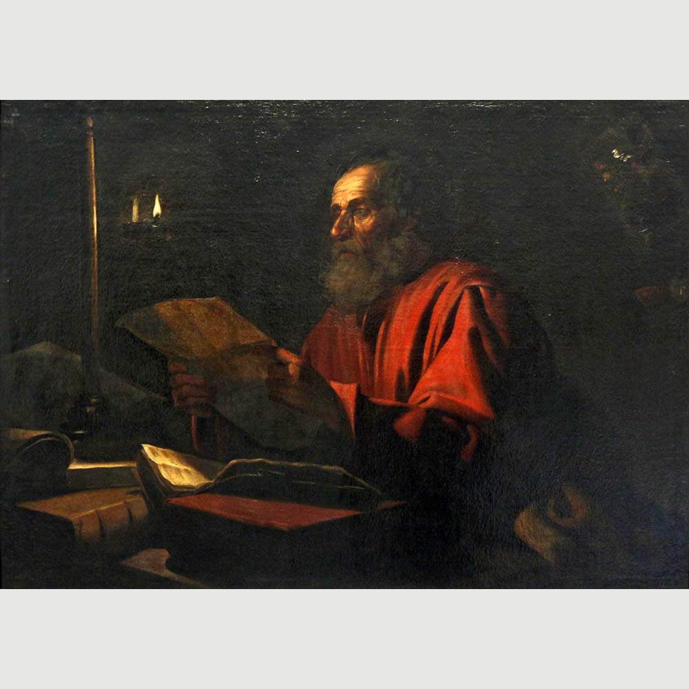 Gerrit van Honthorst. Saint Luc. 1614