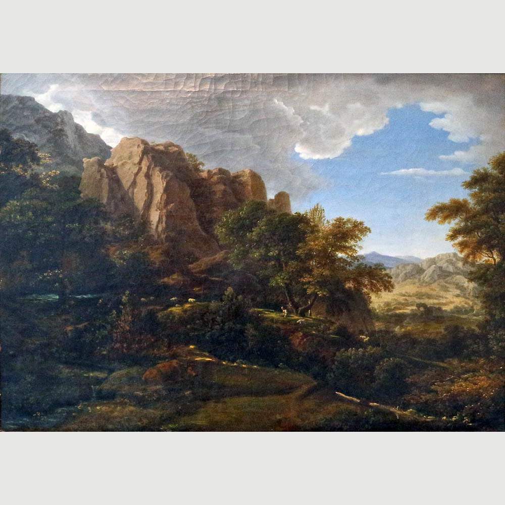 Xavier de Maistre. Paysage a la bergere. 1830