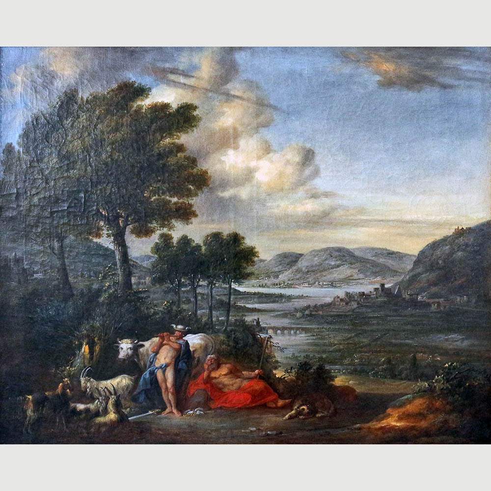 Louis-Joseph Watteau. Mercure ramene la paix et l’abondance. 1798