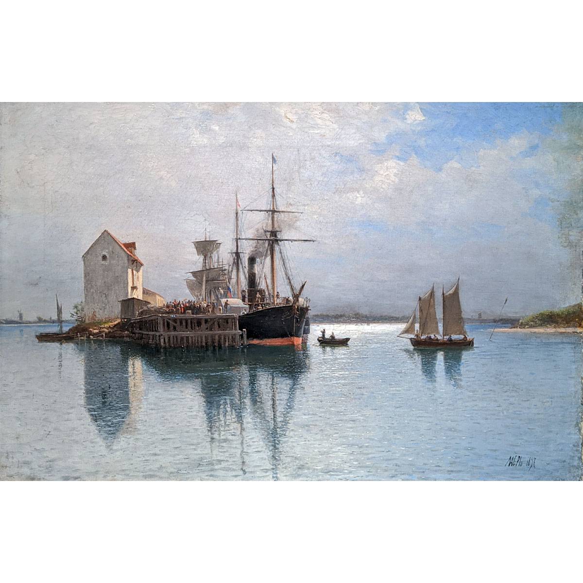 Лев Лагорио. Морской пейзаж. 1897