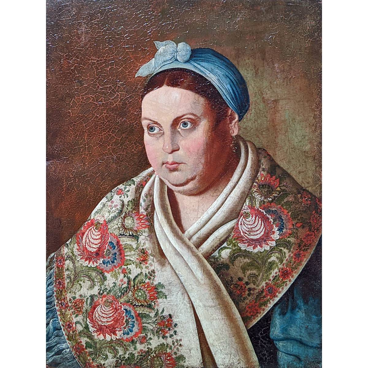Неизвестный художник. Портрет купчихи. 1830