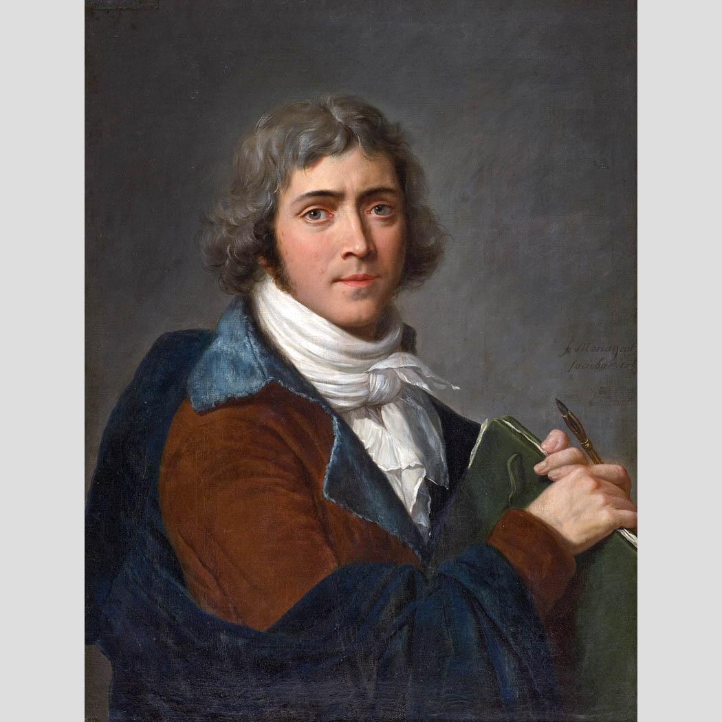Francois Guillaume Manageot. Autoportrait. 1780