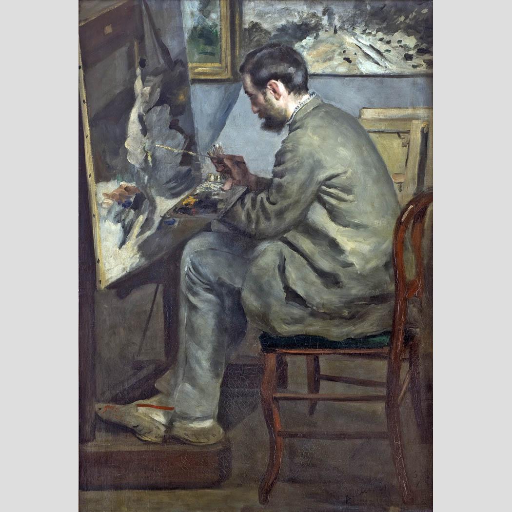Pierre Auguste Renoir. Frederic Bazille. 1867