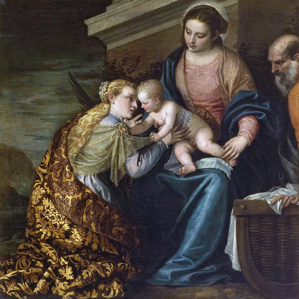 Paolo Veronese. La marriage mystique de St. Catherine. 1560-1565