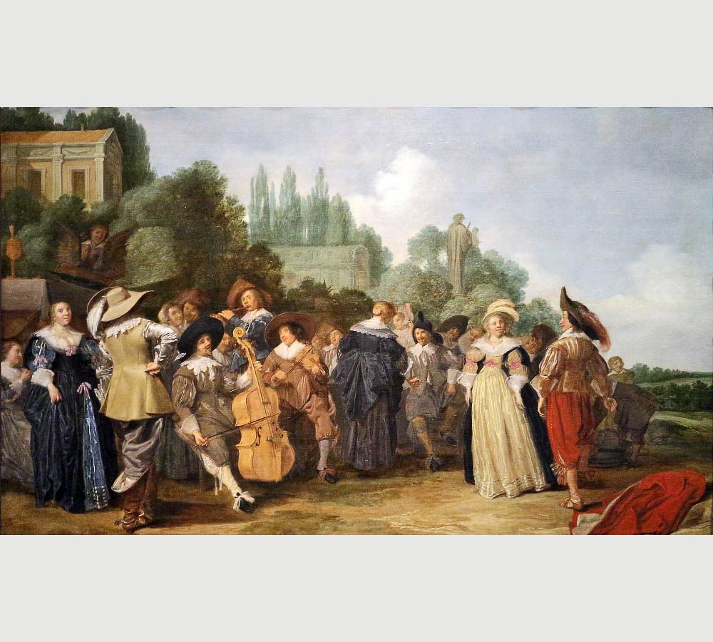 Dirck Hals. Garden Party. 1632