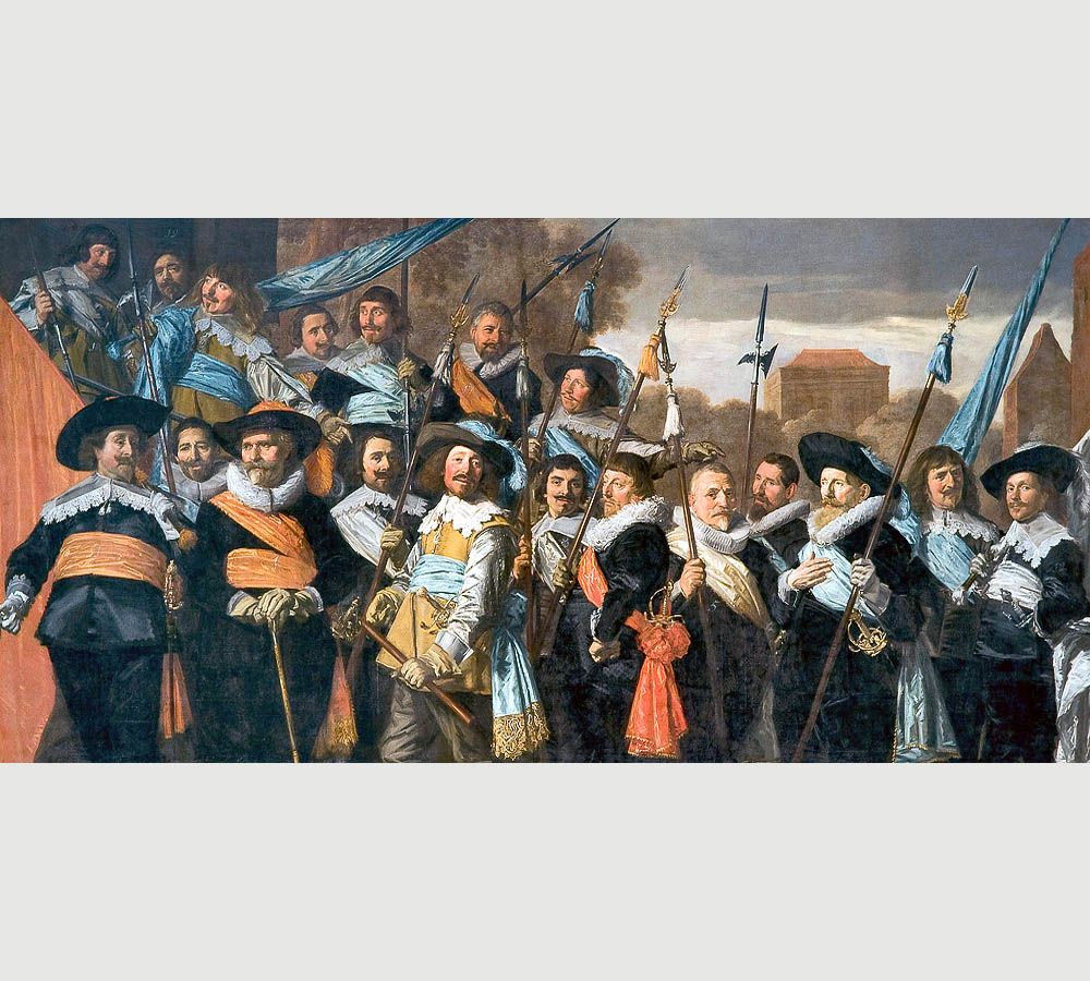 Frans Hals. Officers and Subalterns of the St George Civic Guard. 1639