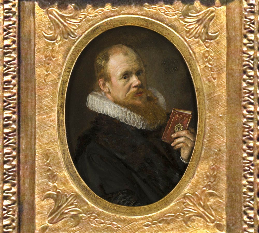 Frans Hals. Portrait of Theodorus Schrevelius. 1617