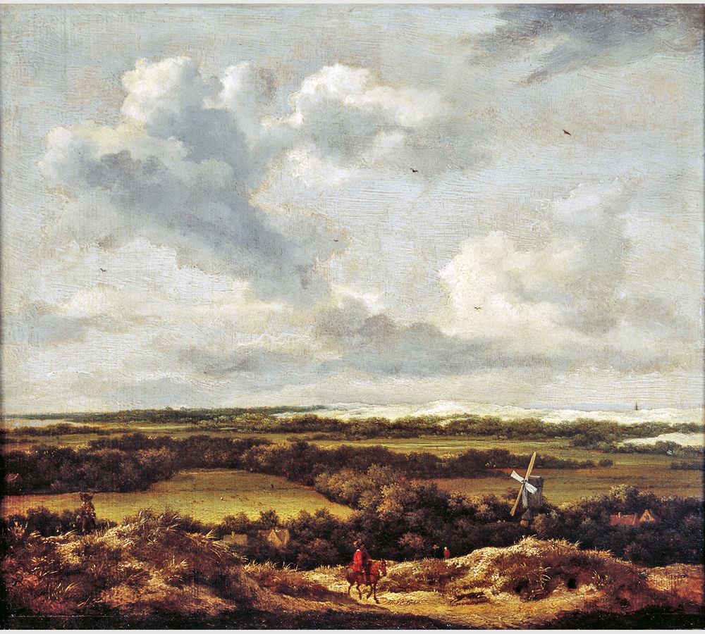 Jacob van Ruysdael. Dune Landscape. 1650