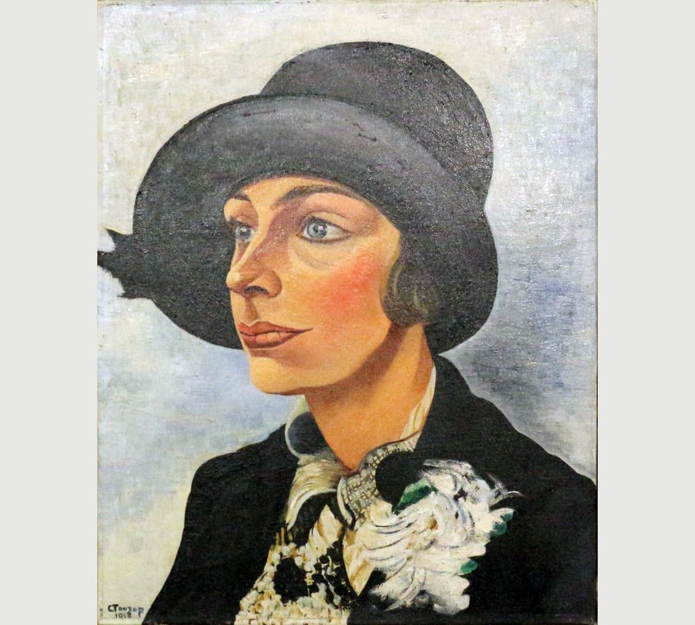 Charley Toorop. Lady in Black Hat. 1928