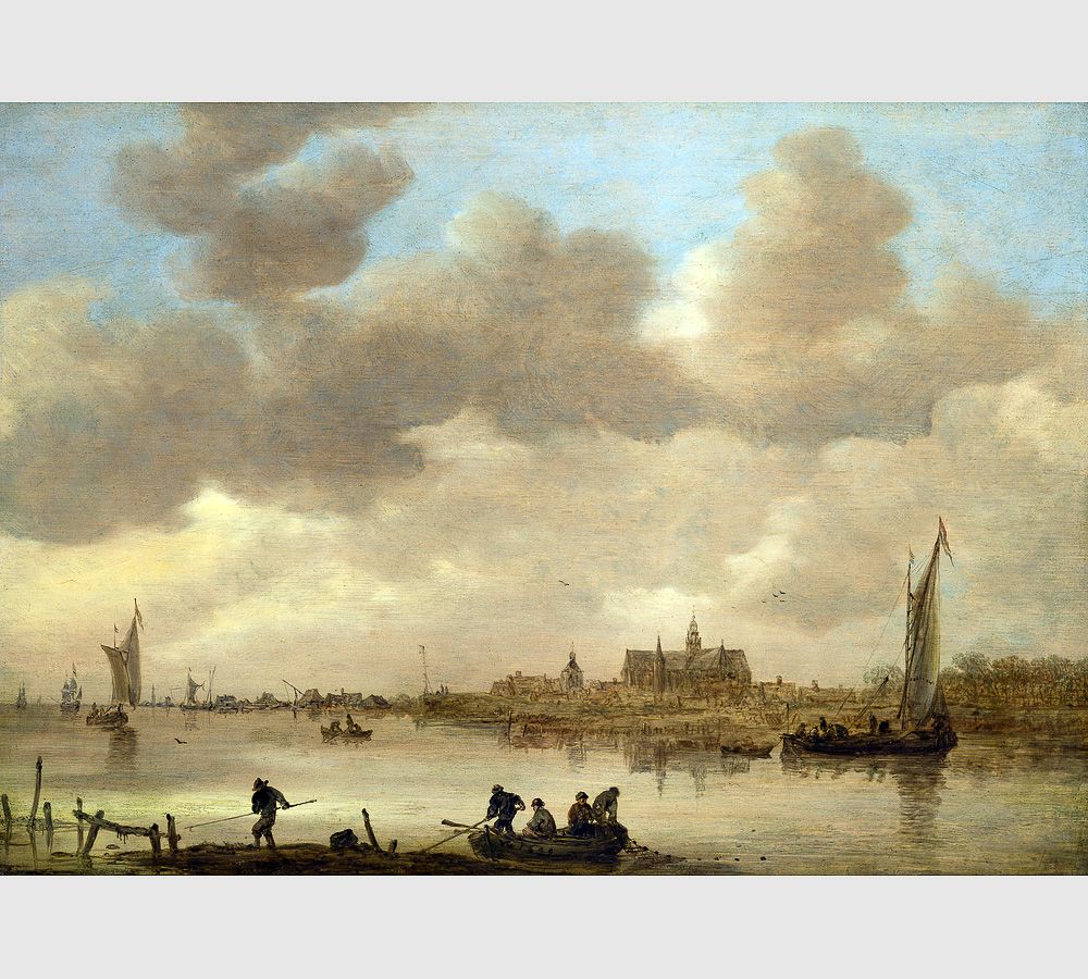 Jan Josephsz van Goyen. River Scene. 1649
