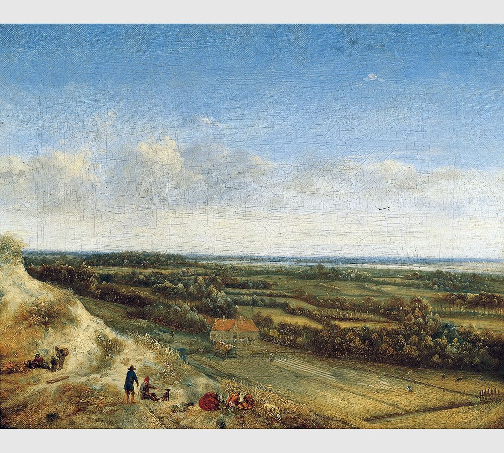 Jan Vermeer van Haarlem. Dune Landscape. 1675