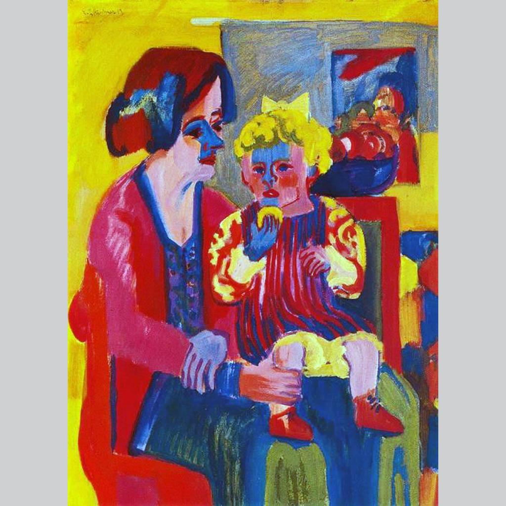 Ernst Ludwig Kirchner. Girl with Baby