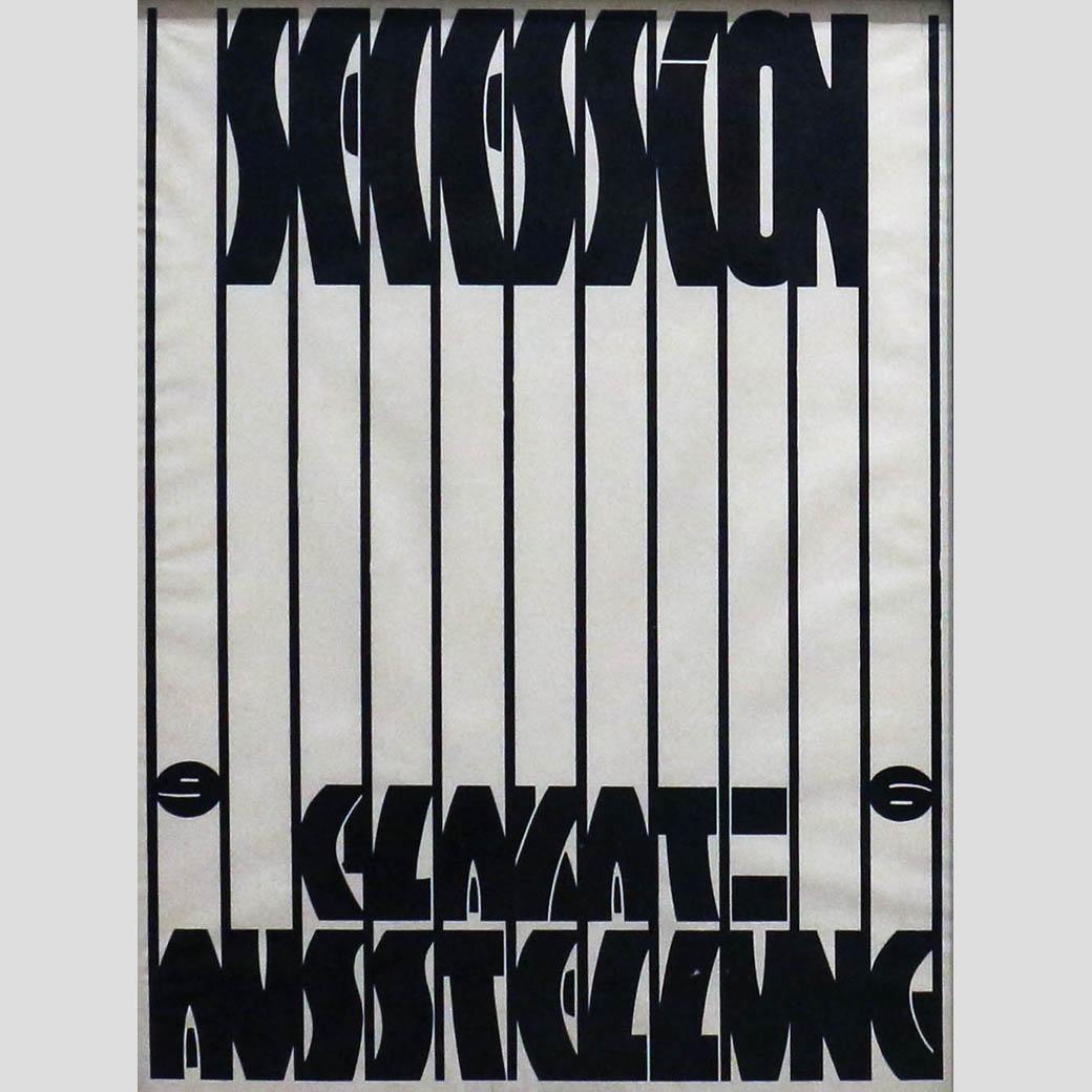 Ernst Eck. Poster for the Secession Exhibition. 1912