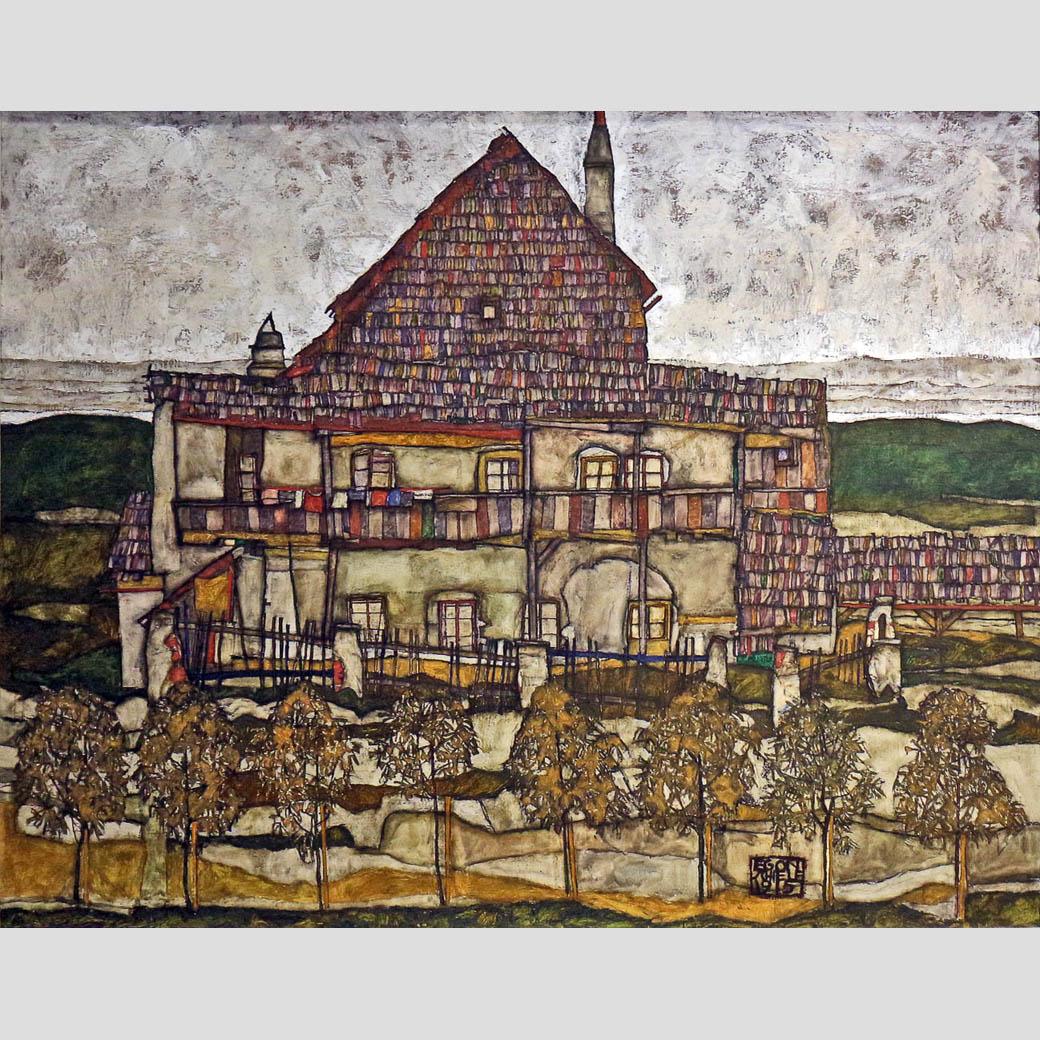 Egon Schiele. Old House II. 1915