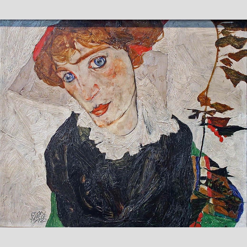 Egon Schiele. Portrait of Wally Neuzil. 1912