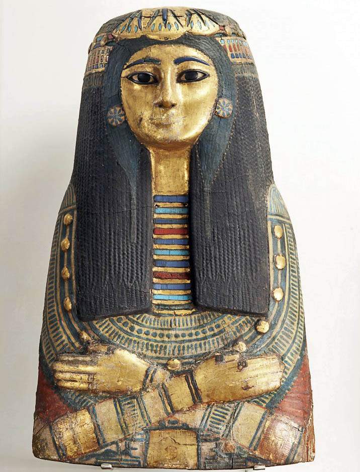 Coffin Lid of the Mummy of Takait. 13th century BC