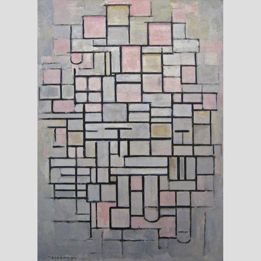 Piet Mondrian. Painting No 4