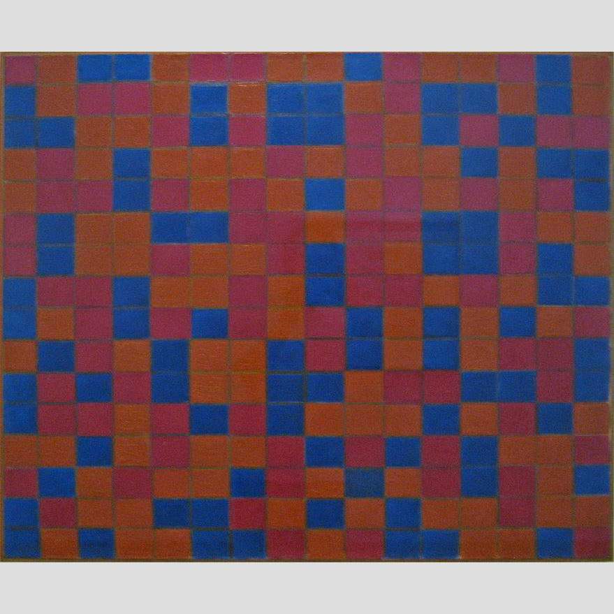 Piet Mondrian. Checkerboard composition