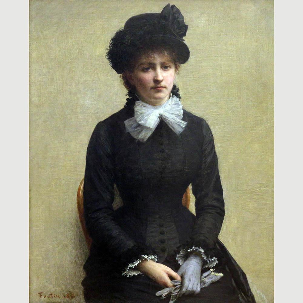 Henri Fantin-Latour. Louise Reisener. 1880