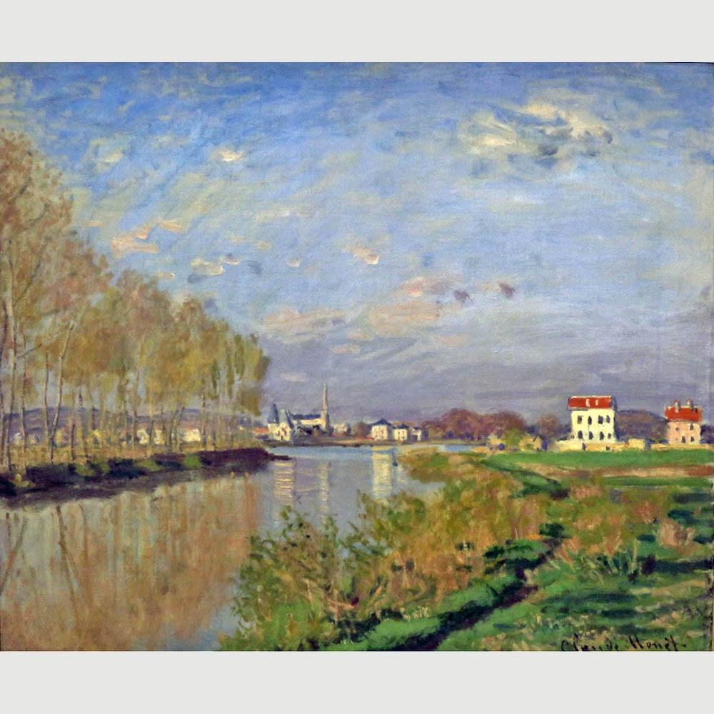 Claude Monet. Seine in Argenteuil. 1873