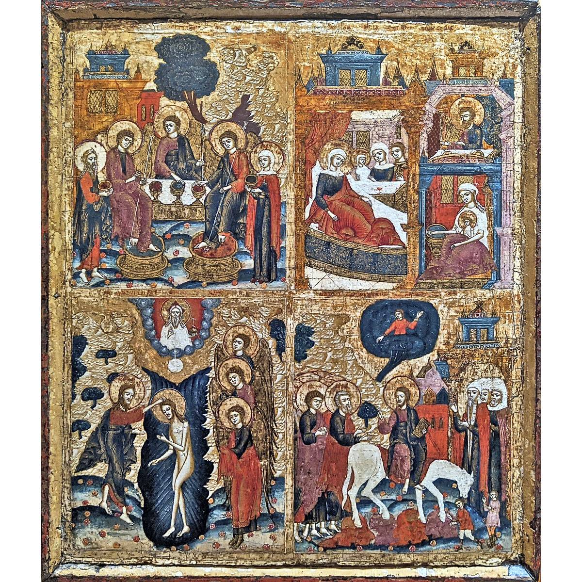 Троица, Рождество Богоматери, Богоявление, Вход в Иерусалим. 1760-е