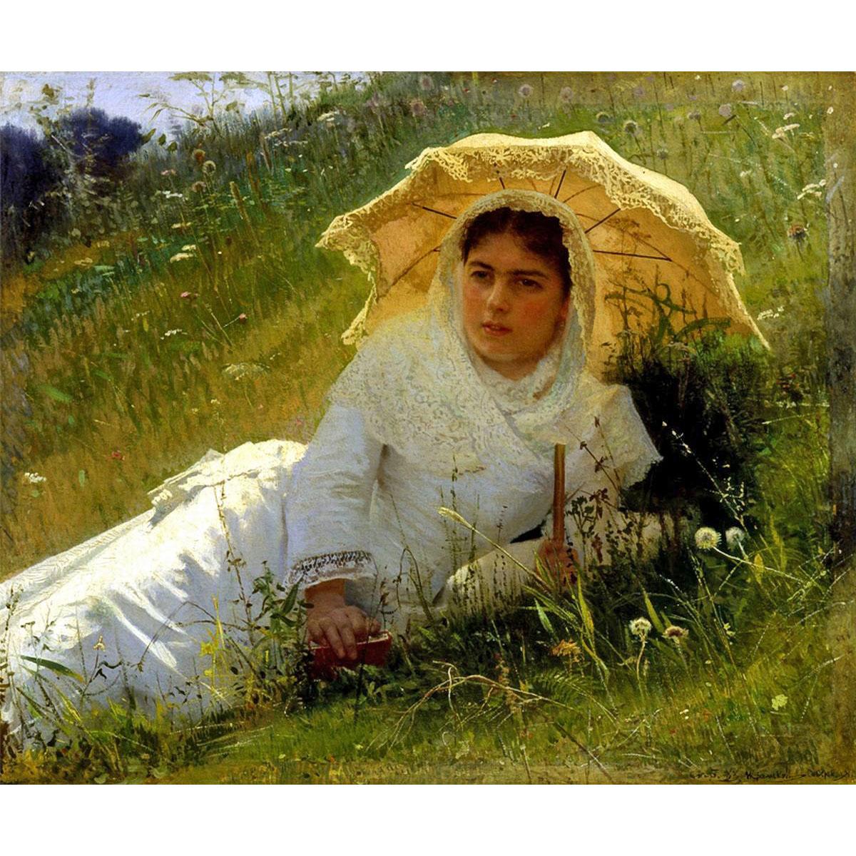 Иван Крамской. Под зонтиком. 1883