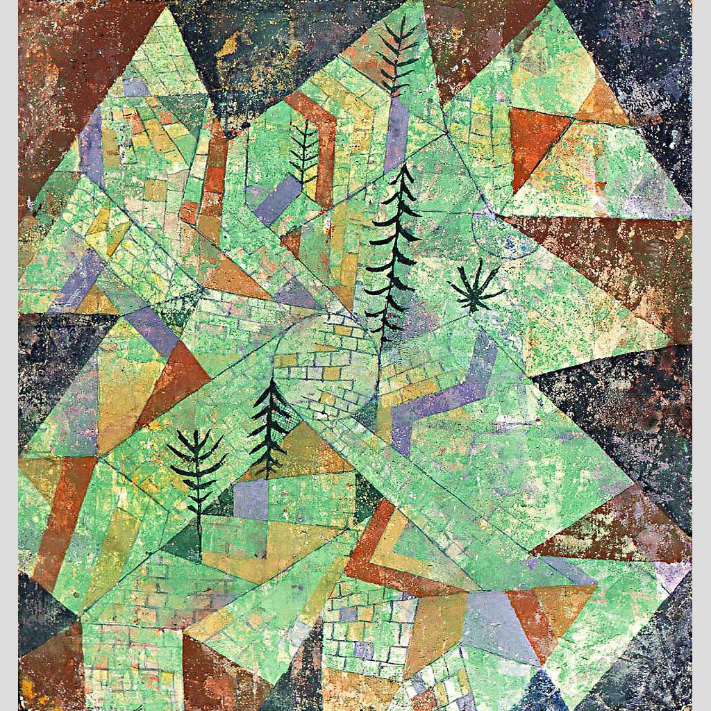 Paul Klee. Wald Bau. 1919