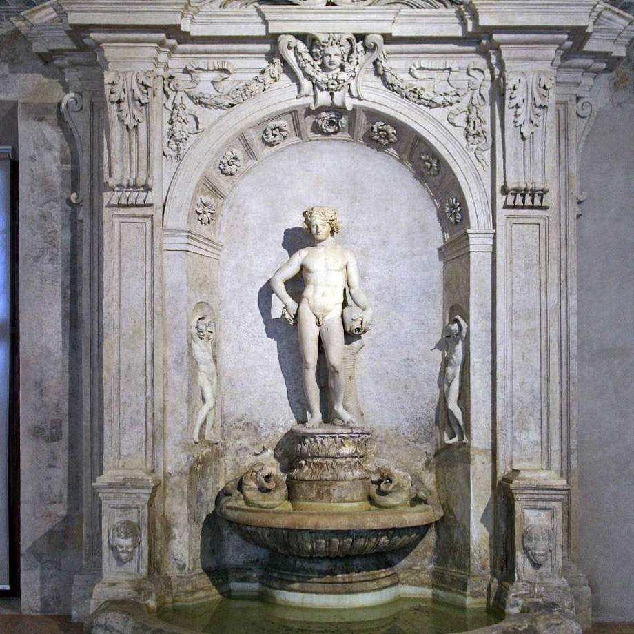 Fountain of Bacchus. Designed by Pietro da Cortona
