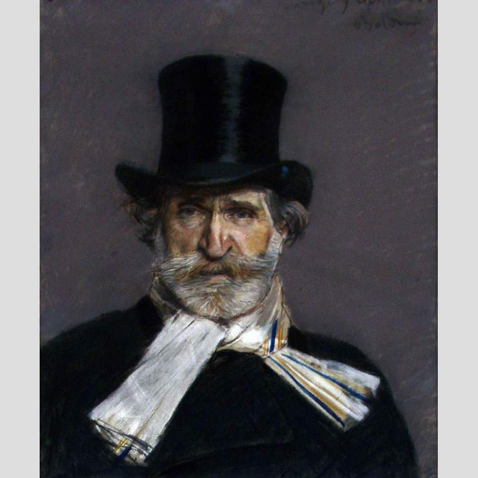 Giovanni Boldini. Giuseppe Verdi. 1886