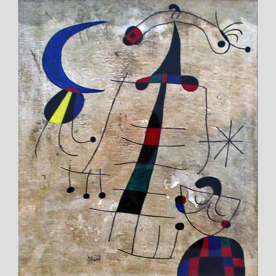 Joan Miro. The lamentation of the lovers. 1953