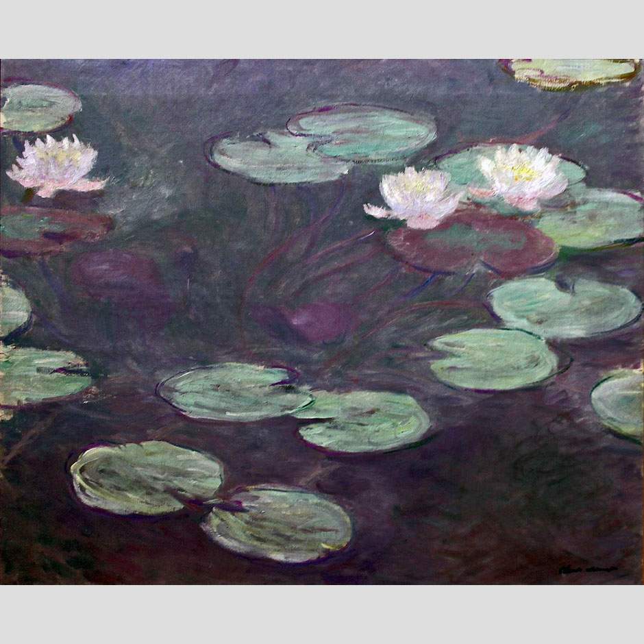 Claude Monet. Rose Lilies. 1897-1899