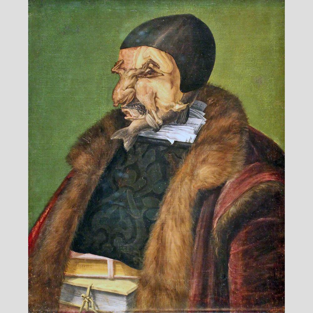 Giuseppe Arcimboldo. The Lawyer. 1566