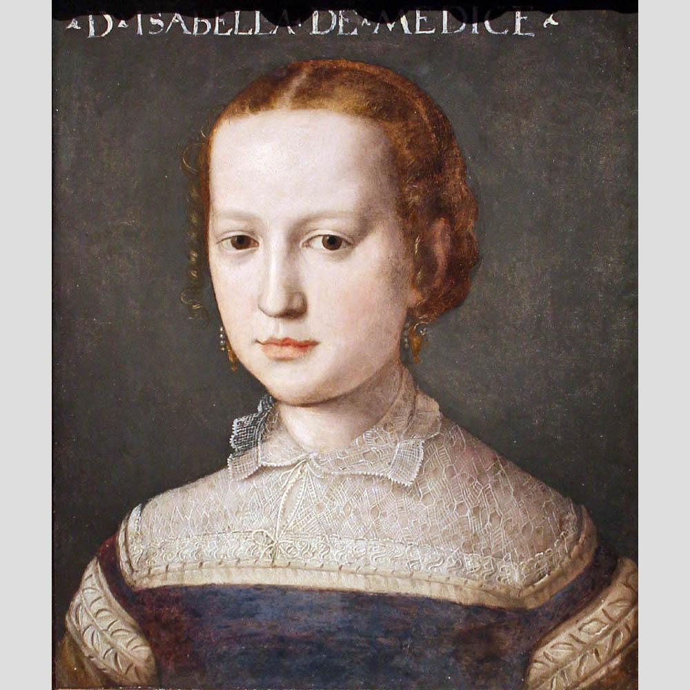 Agnolo Bronzino. Isabella di Medici. 1552-1553
