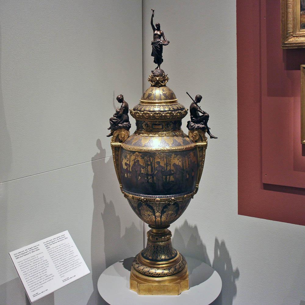 Carl Hjalmar Norrstrom. Urn with cover. 1893