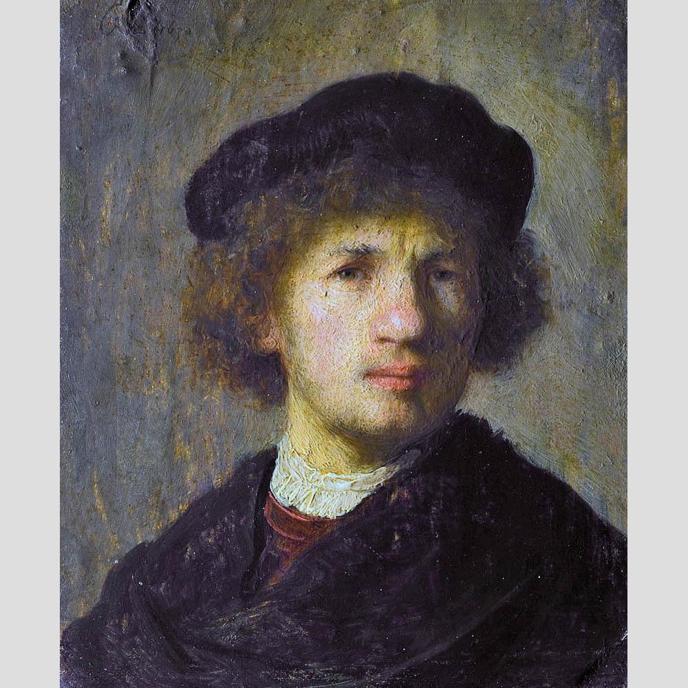 Rembrandt Harmensz van Rijn. Self-Portrait. 1630