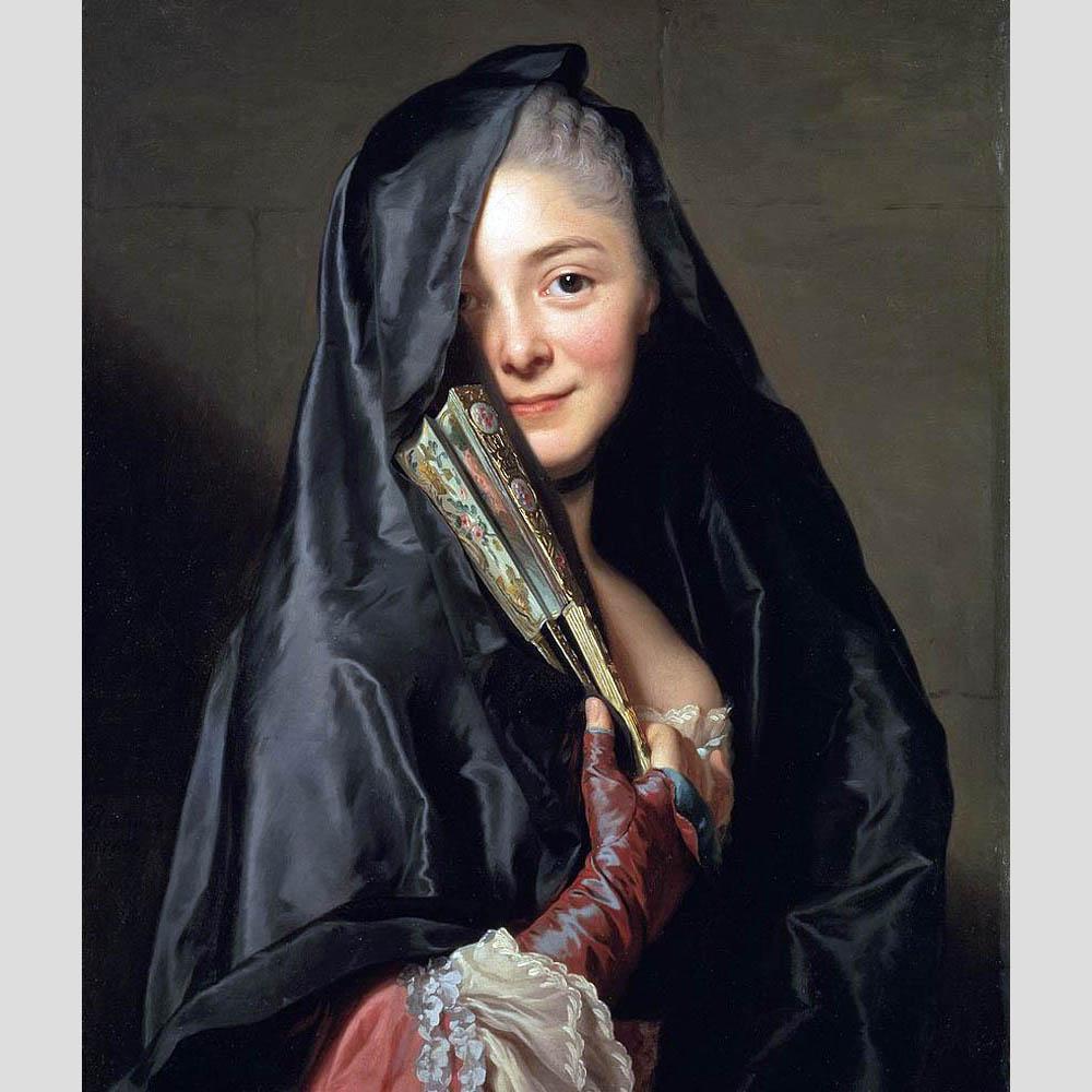 Alexander Roslin. Lady with the Veil. 1768