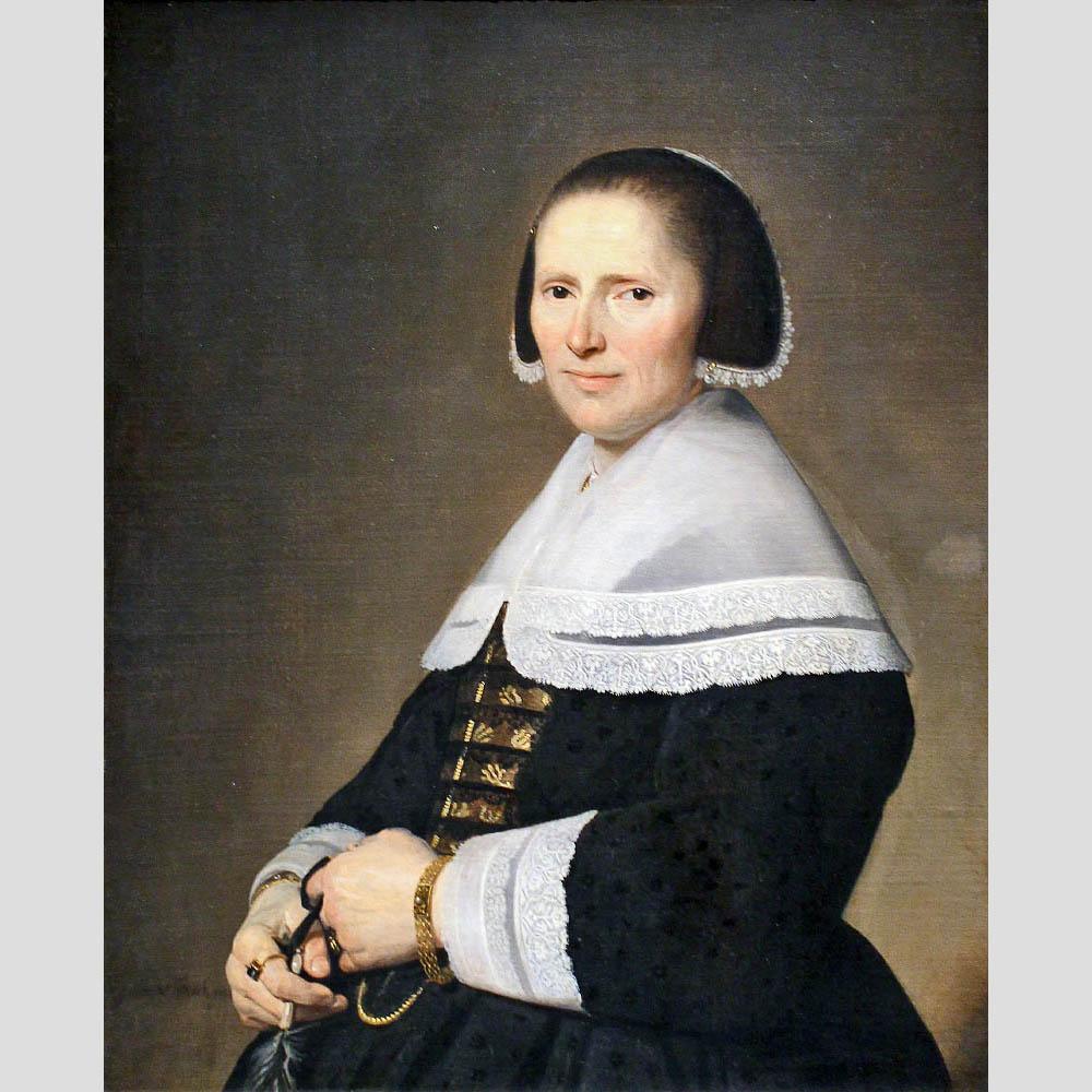 Johannes Cornelisz Verspronck. Portrait of a Lady. 1648