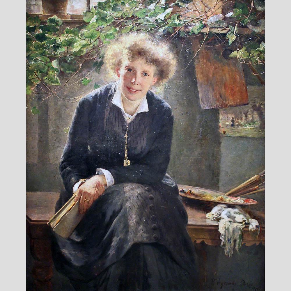 Bretta Wegmann. The Artist Jeanna Bauck. 1881