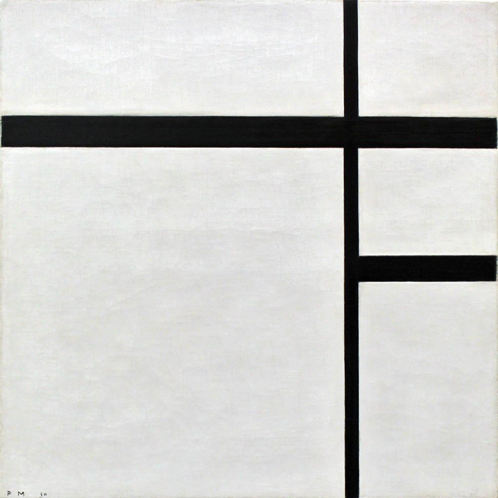 Piet Mondriaan. Composition in White and Black. 1930