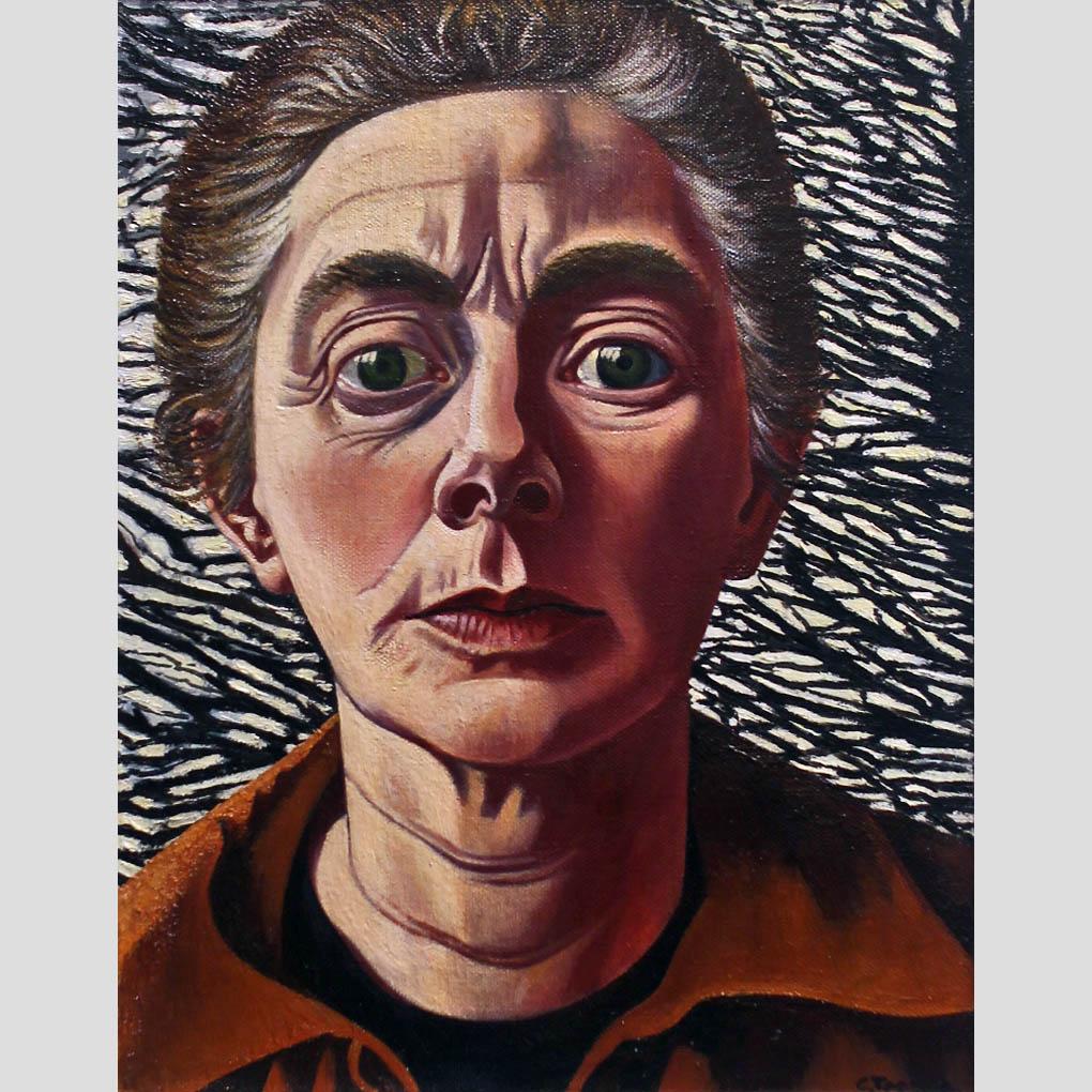 Charley Toorop. Self-Portrait with Winter Branches. 1945