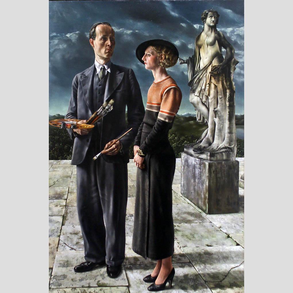 Carel Willink. Artist with His Wife. 1934