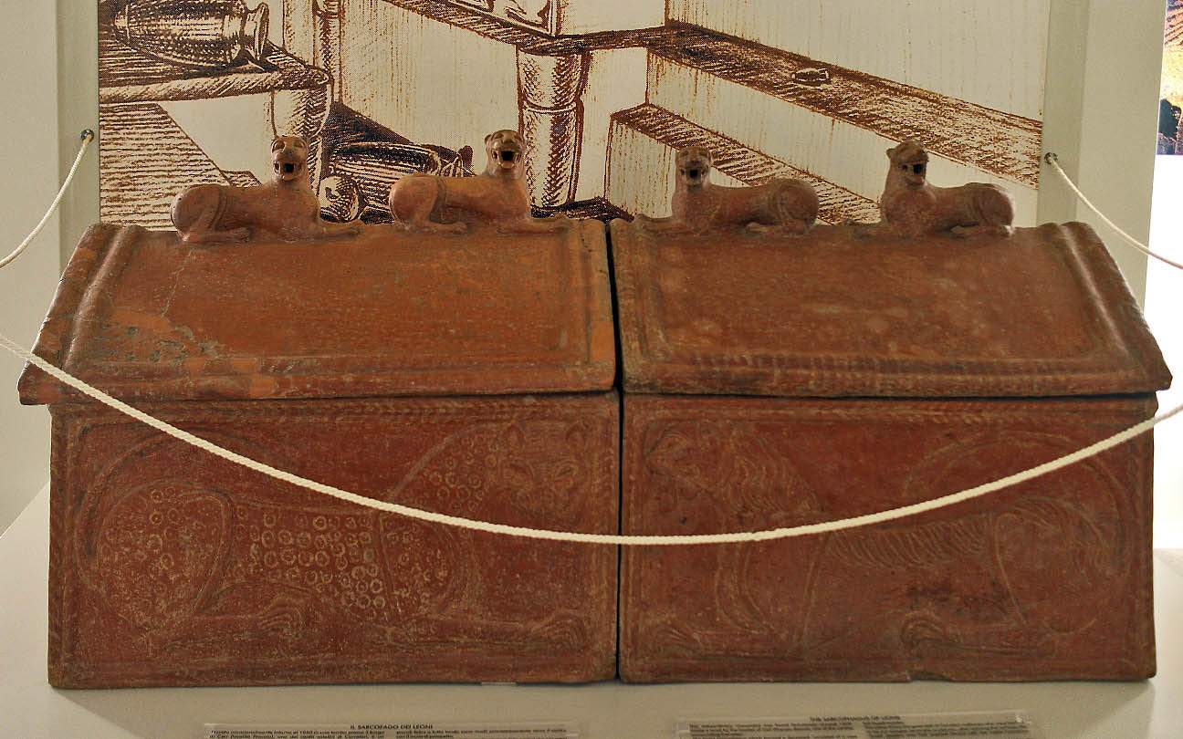 Саркофаг с львами. Procoia. VII в. до н.э.