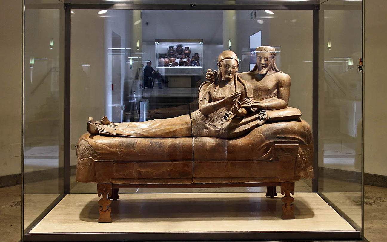 Саркофаг супружеской пары. Necropoli della Banditaccia. Cerveteri. 520 г. до н.э.