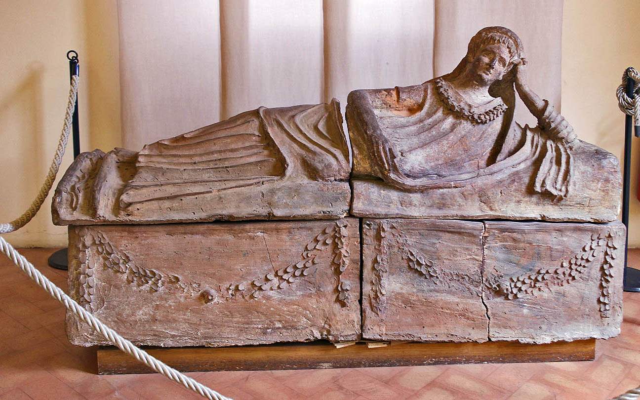 Этрусский саркофаг. VI в. до н.э.